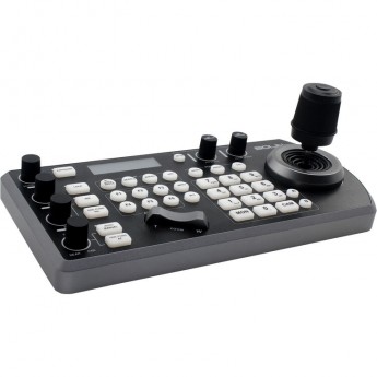 Универсальный пульт управления PTZ камерами, RS232/422 Serial, Pelco D/P, Visca, Visca over IP, ONVIF, 12VDC BOLIN KBD-1010-RNV