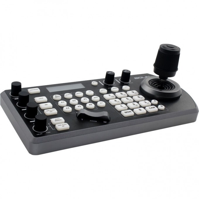 Универсальный пульт управления PTZ камерами, RS232/422 Serial, Pelco D/P, Visca, Visca over IP, ONVIF, 12VDC BOLIN KBD-1010-RNV